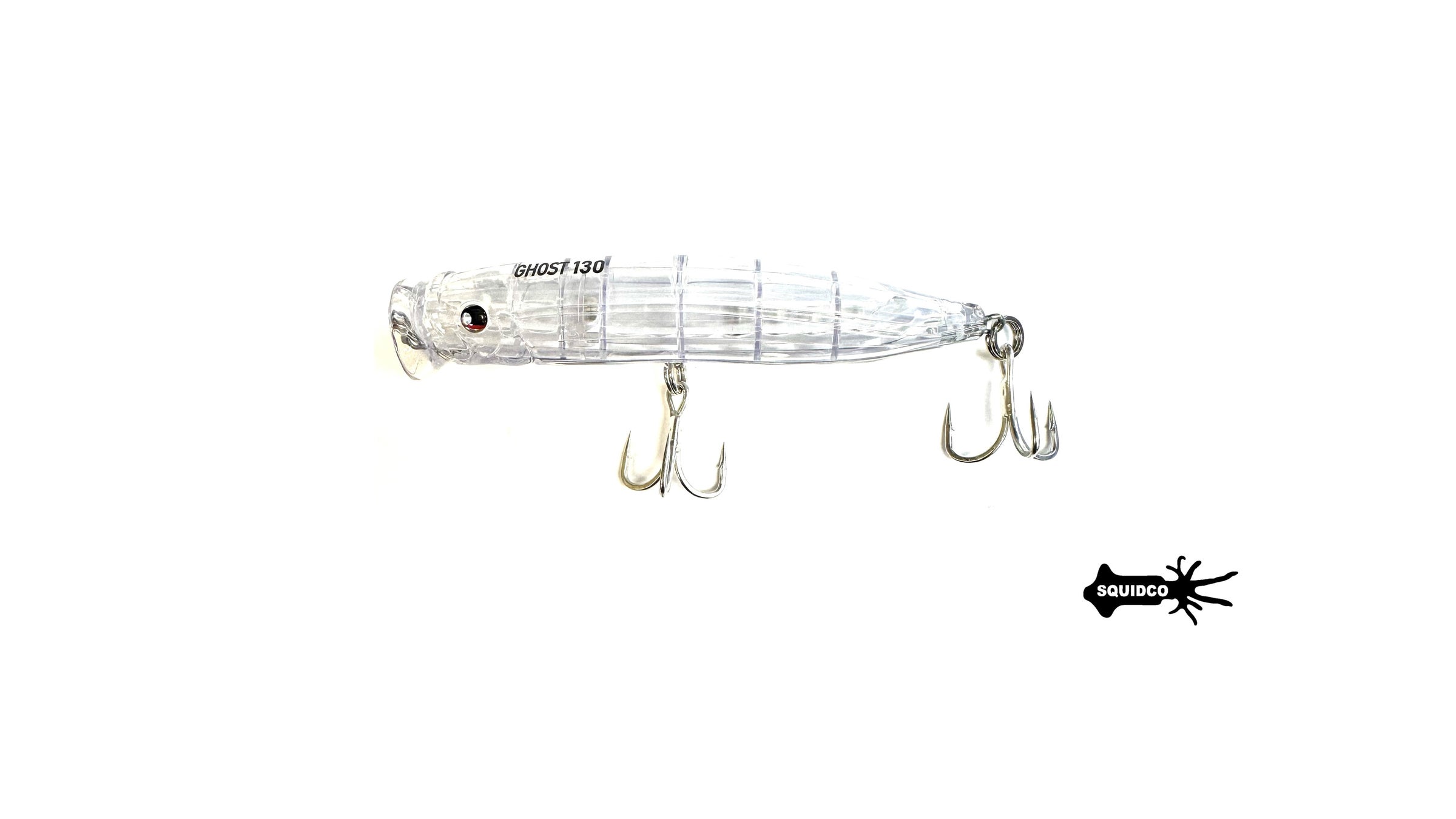 clear fishing lures Hand-Painted Soft Paddle Tail It comes with 5x hooks and HD hardware Clear Choice Lures Ghost 130
